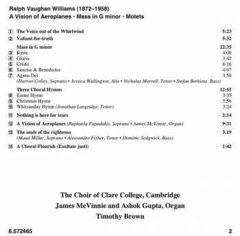 CD Ralph Vaughan Williams: Sacred Choral Music 332530