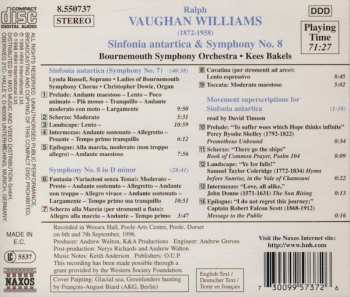 CD Ralph Vaughan Williams: Symphony No. 7 "Sinfonia Antartica" / Symphony No. 8 237027