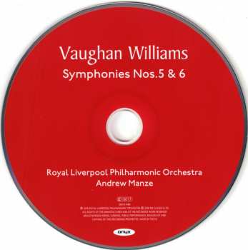 CD Ralph Vaughan Williams: Symphony No.5 / Symphony No.6 319416