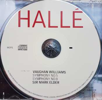 CD Ralph Vaughan Williams: Symphony No.5 , Symphony No.8 263917