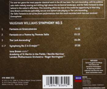 CD Ralph Vaughan Williams: The Lark Ascending/Fantasia On A Theme By Thomas Tallis/Symphony No. 5 117595