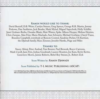 CD Ramin Djawadi: Game Of Thrones (Music From The HBO Series) Season 6 119077