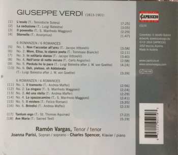 CD Ramón Vargas: Verdi Lieder 482899