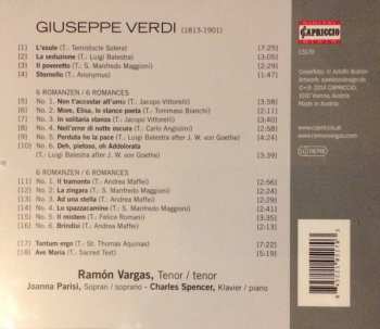 CD Ramón Vargas: Verdi Lieder 482899