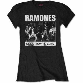 Merch Ramones: Dámské Tričko Cbgb 1978  M