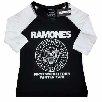 Merch Ramones: Dámské Tričko First World Tour 1978  XS
