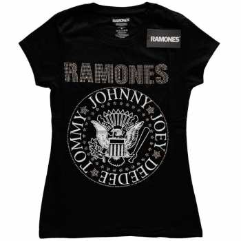 Merch Ramones: Dámské Tričko Presidential Seal  L