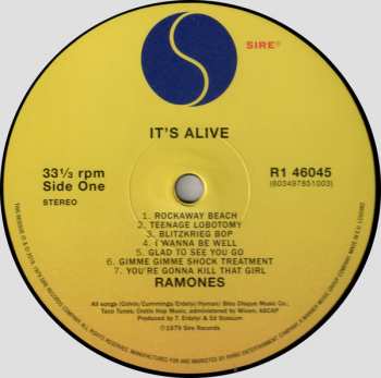 2LP Ramones: It's Alive 48784