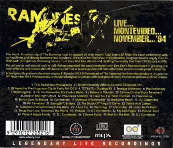 CD Ramones: Live...Montevideo...November... '94 431291