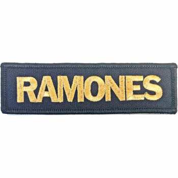 Merch Ramones: Nášivka Gold Logo Ramones