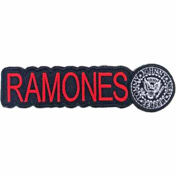 Merch Ramones: Nášivka Logo Ramones & Seal