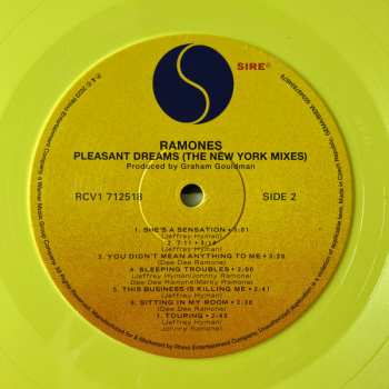 LP Ramones: Pleasant Dreams (The New York Mixes) LTD | CLR 444488