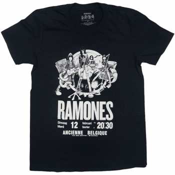 Merch Ramones: Tričko Belgique  M