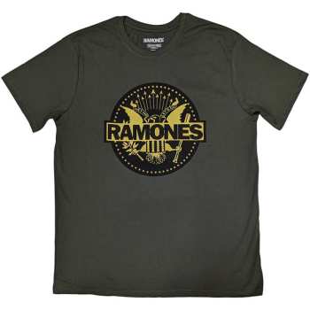 Merch Ramones: Tričko Gold Seal