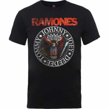 Merch Ramones: Tričko Vintage Eagle Seal  XXL