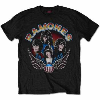 Merch Ramones: Tričko Vintage Wings Photo  XXL