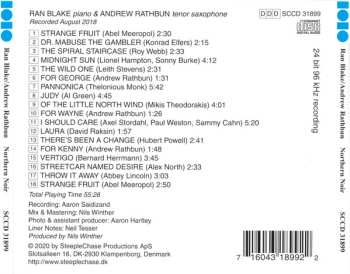 CD Ran Blake: Northern Noir 526247