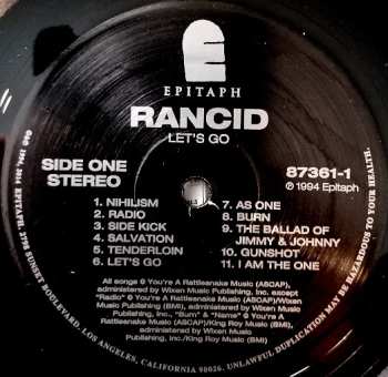 LP Rancid: Let's Go 458231