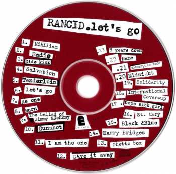 CD Rancid: Let's Go 20207