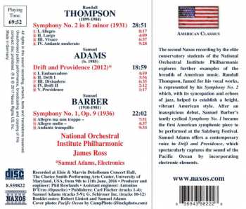 CD Randall Thompson: Symphony No. 2 391296