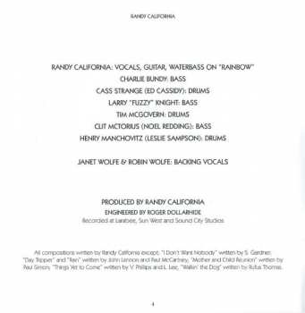 CD Randy California: Kapt. Kopter And The (Fabulous) Twirly Birds 275219