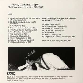 6CD/Box Set Randy California: The Euro-American Years 1979-1983 269908