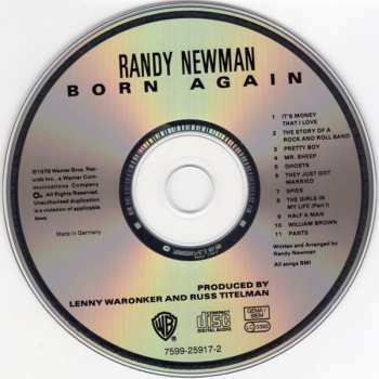 CD Randy Newman: Born Again 432547