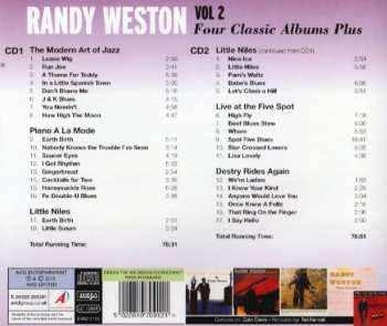 2CD Randy Weston: Four Classic Albums Plus: The Modern Art Of Jazz / Piano A La Mode / Little Niles / Live At The Five Spot / Destry Rides Again 379661
