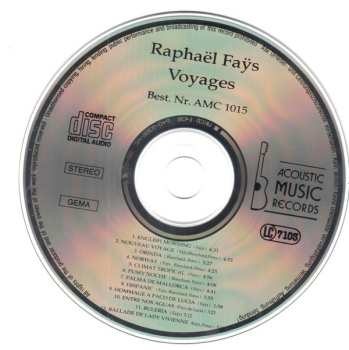 CD Raphael Fays: Voyages 542078