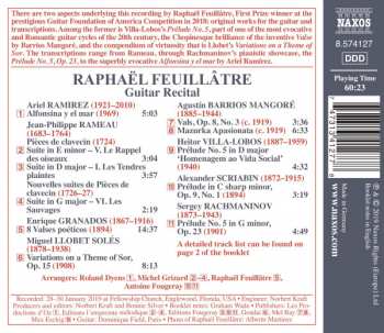 CD Raphaël Feuillâtre: Guitar Recital 342368