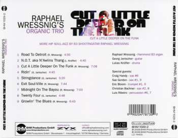 CD Raphael Wressnig's Organic Trio: Cut A Little Deeper On The Funk 182136