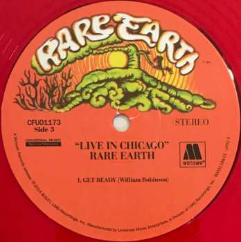 2LP Rare Earth: Live in Chicago DLX | LTD | CLR 399346