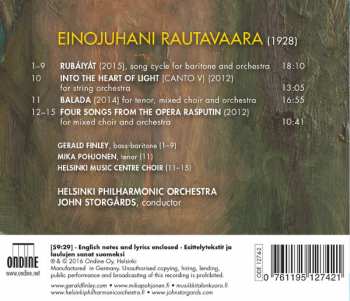 CD Einojuhani Rautavaara: Rubáiyát / Balada / Canto V / Four Songs From Rasputin 408021