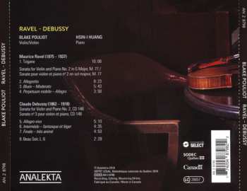 CD Maurice Ravel: Sonates 462273