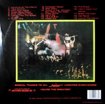 2LP Raven: Live At The Inferno