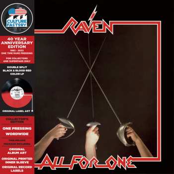 LP Raven: All For One (limited Edition) (half Black / Half Red Vinyl) 402324