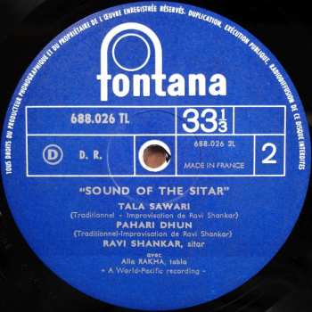 LP Ravi Shankar: Sound Of The Sitar 541665