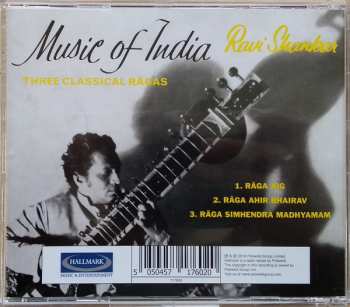 CD Ravi Shankar: Music Of India Three Classical Ragas 536912