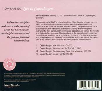 CD Ravi Shankar: Nine Decades Vol. VII: Live in Copenhagen 435311
