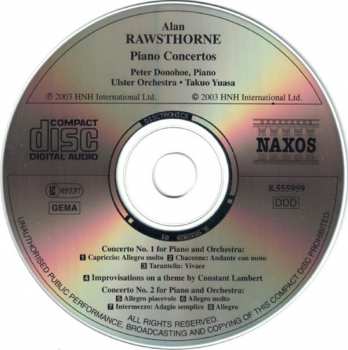 CD Alan Rawsthorne: Piano Concertos 407980
