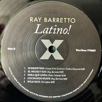 LP Ray Barretto Y Su Orquestra: Latino! LTD 539625