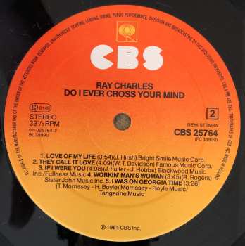 LP Ray Charles: Do I Ever Cross Your Mind
