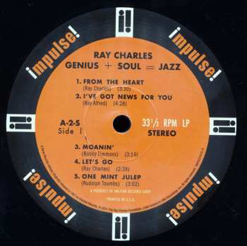 LP Ray Charles: Genius + Soul = Jazz 13872