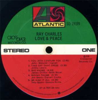 LP Ray Charles: Love & Peace 360313