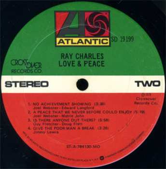 LP Ray Charles: Love & Peace 360313