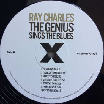 LP Ray Charles: The Genius Sings The Blues LTD 13879