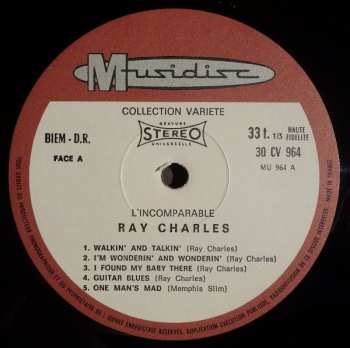LP Ray Charles: L'Incomparable 157816