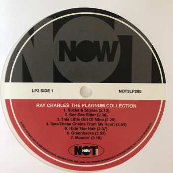 3LP Ray Charles: The Platinum Collection CLR 107090