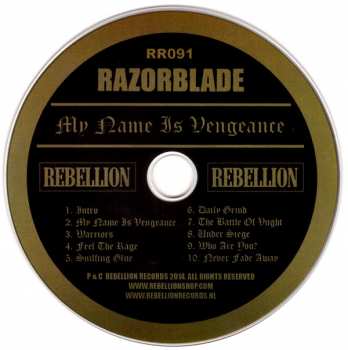CD Razorblade: My Name Is Vengeance 337762