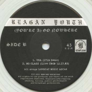 SP Reagan Youth: (You're A) Go Nowhere LTD | CLR 110271